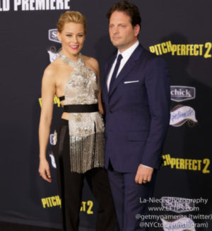 Elizabeth Banks with husband