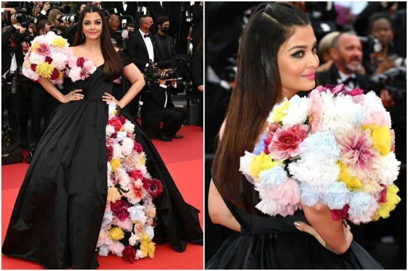 Aishwarya Rai walks Cannes red carpet in an extravagant floral gown