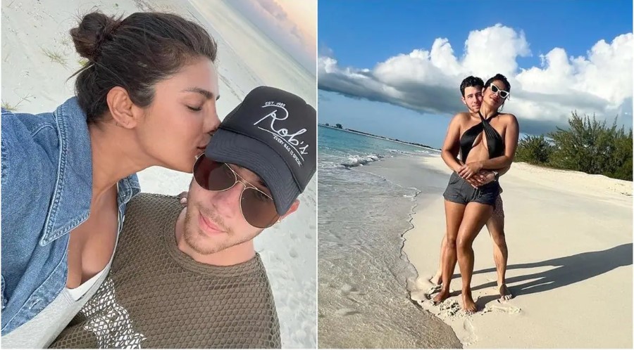 Priyanka Chopra and Nick Jonas are on holiday in the Turks and Caicos Islands