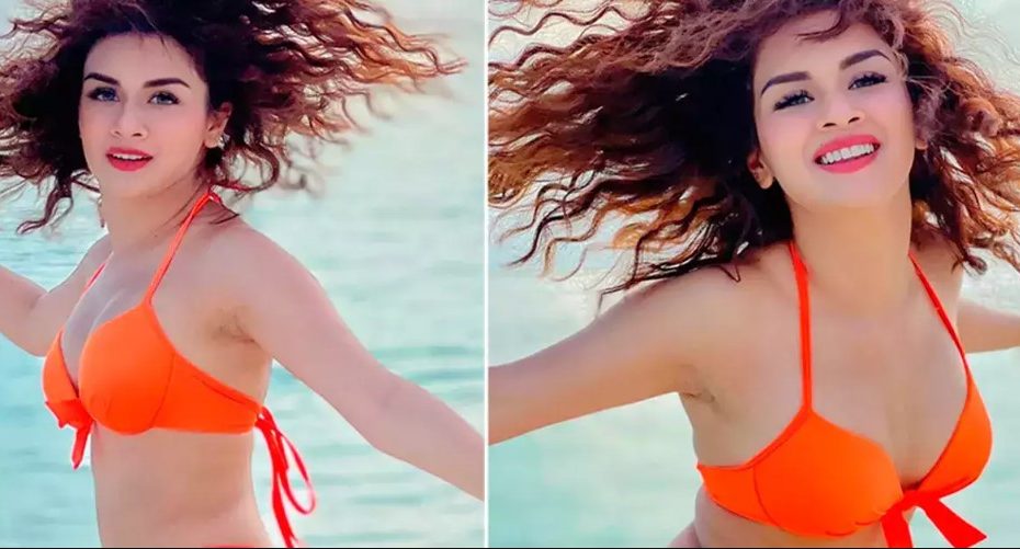 Avneet Kaur sets the internet ablaze with her orange bikini, drops stunning pictures from Maldives vacation