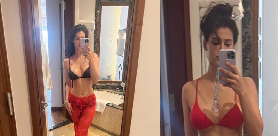 Disha Patani's latest pics in a red bikini will leave you gasping for air! See Pics