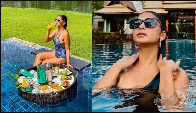 Jennifer Winget  poses in a sizzling monokini while vacating Thailand, See Pics