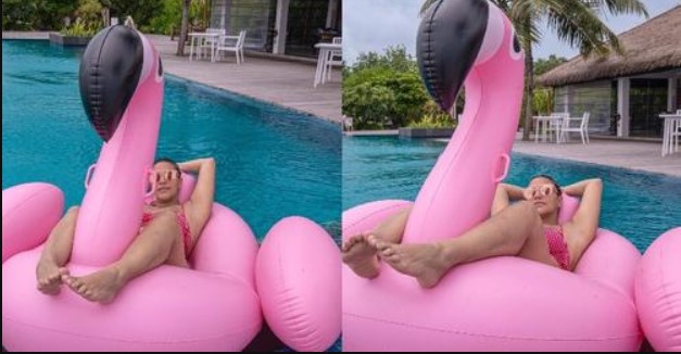 Neha Dhupia is sharing her sizzling photos from her Maldives Vacation, See Pics