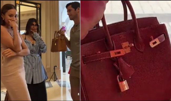 Wife upset after man recognizes Mia Khalifa on Honeymoon, he apologized with a birkin bag