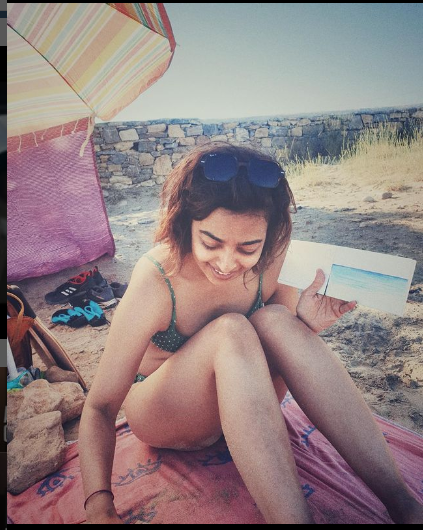 Radhika Apte has shared pictures of her chilling on the beach