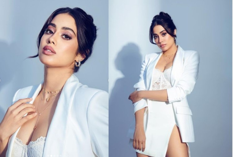 Janhvi Kapoor Looks Stunning in White Outfit, Photos Go Viral