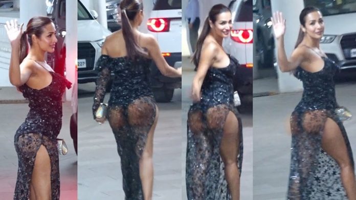 Malaika Arora crossed all limits, wore transparent pants, and lifted the shirt