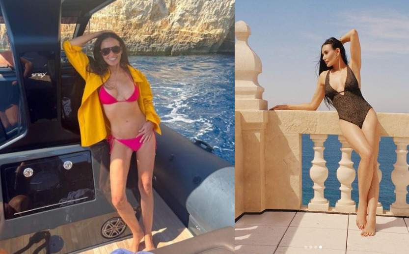Demi Moore shared her breathtaking pictures from her holiday in Greece, See Pics