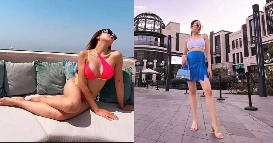 Former Bigg Boss 10 contestant Nitibha Kaul sets the internet on fire with her Dubai vacation pictures