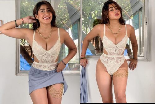 Sofia Ansari crosses all limits of boldness and sets the internet on fire in a transparent outfit