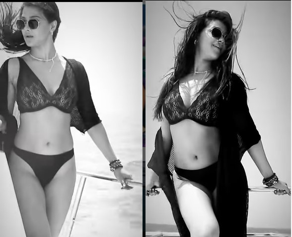 Bhojpuri sensation Namrata Malla flaunts her killer dance moves in a black bikini 