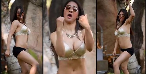 Bhojpuri actress Namrata Malla's dance video to a viral Kannada dance number in a golden bikini goes viral