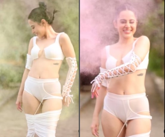 Urfi Javed's Holi Video In Sheer White Bralette And Shorts Gets Trolled 