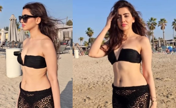 Hritiqa Chheber beats the heat by tuning in the beach mode on, See Pics