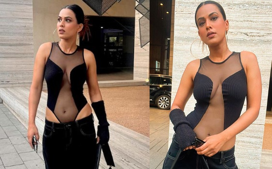 Nia Sharma gets mercilessly trolled for wearing a net bodysuit, See Pics
