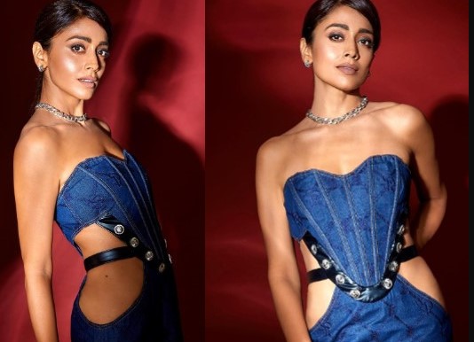 Shriya Saran trolled for a body-hugging outfit with deep cuts around her waist