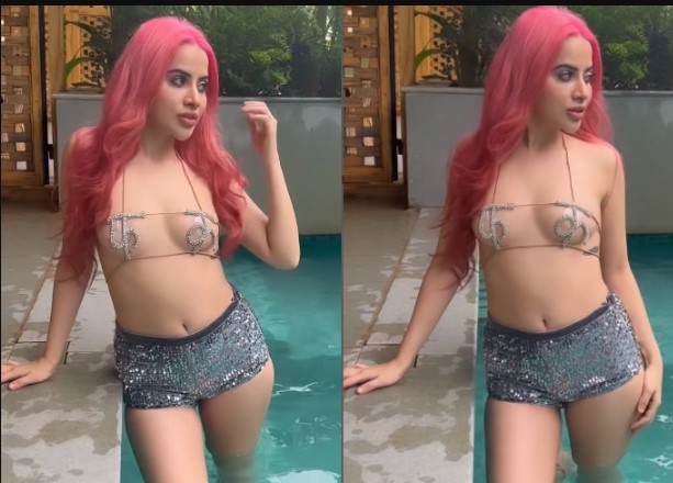 Urfi Javed stuns in Barbie avatar colors her hair pink in new bold video, Watch the video! 