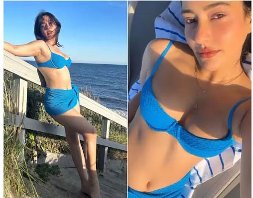 Neha Sharma sets the temperature soaring in a blue Bikini, See pics