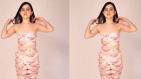 Urfi Javed's 10 seconds outfit changing video goes viral, Check viral video!